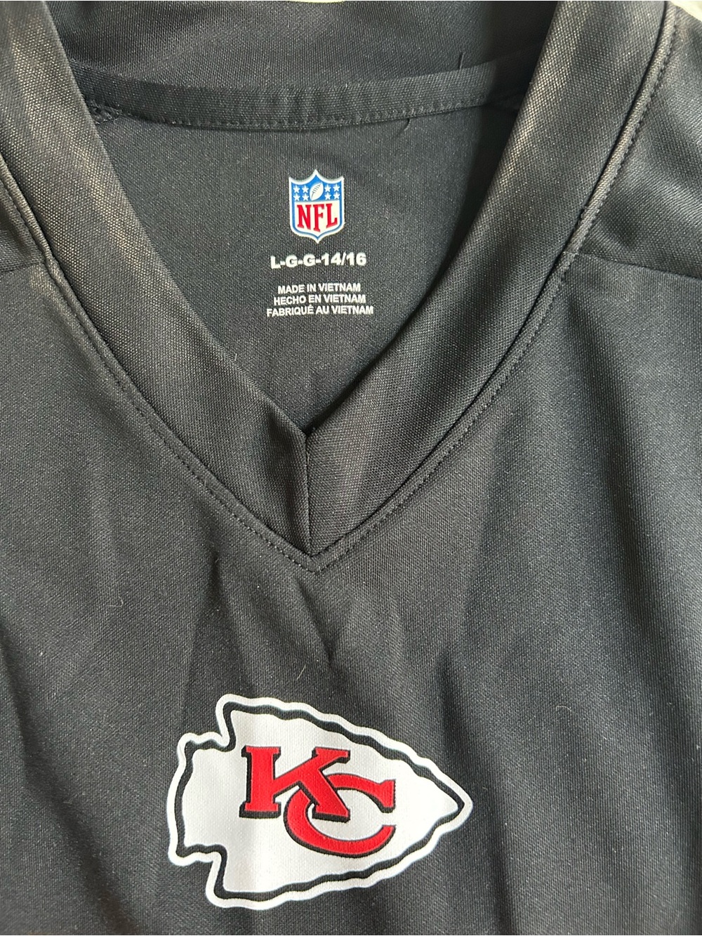 NFL Black Kansas City Chiefs #15 Mahomes Jersey - Picture 2 of 5
